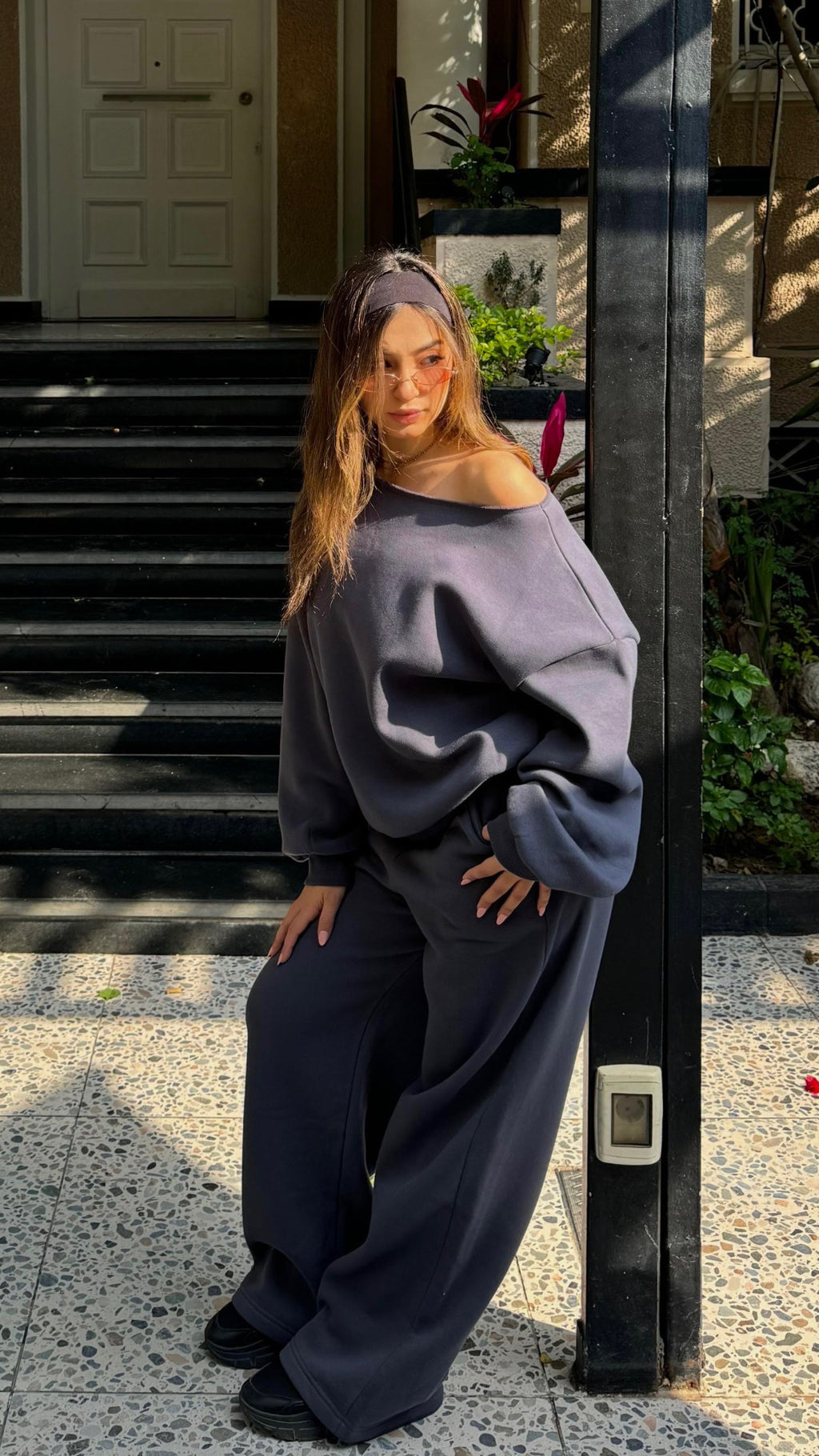 Luxe Duo Hoodie Boat-neck & Scoodie scarf