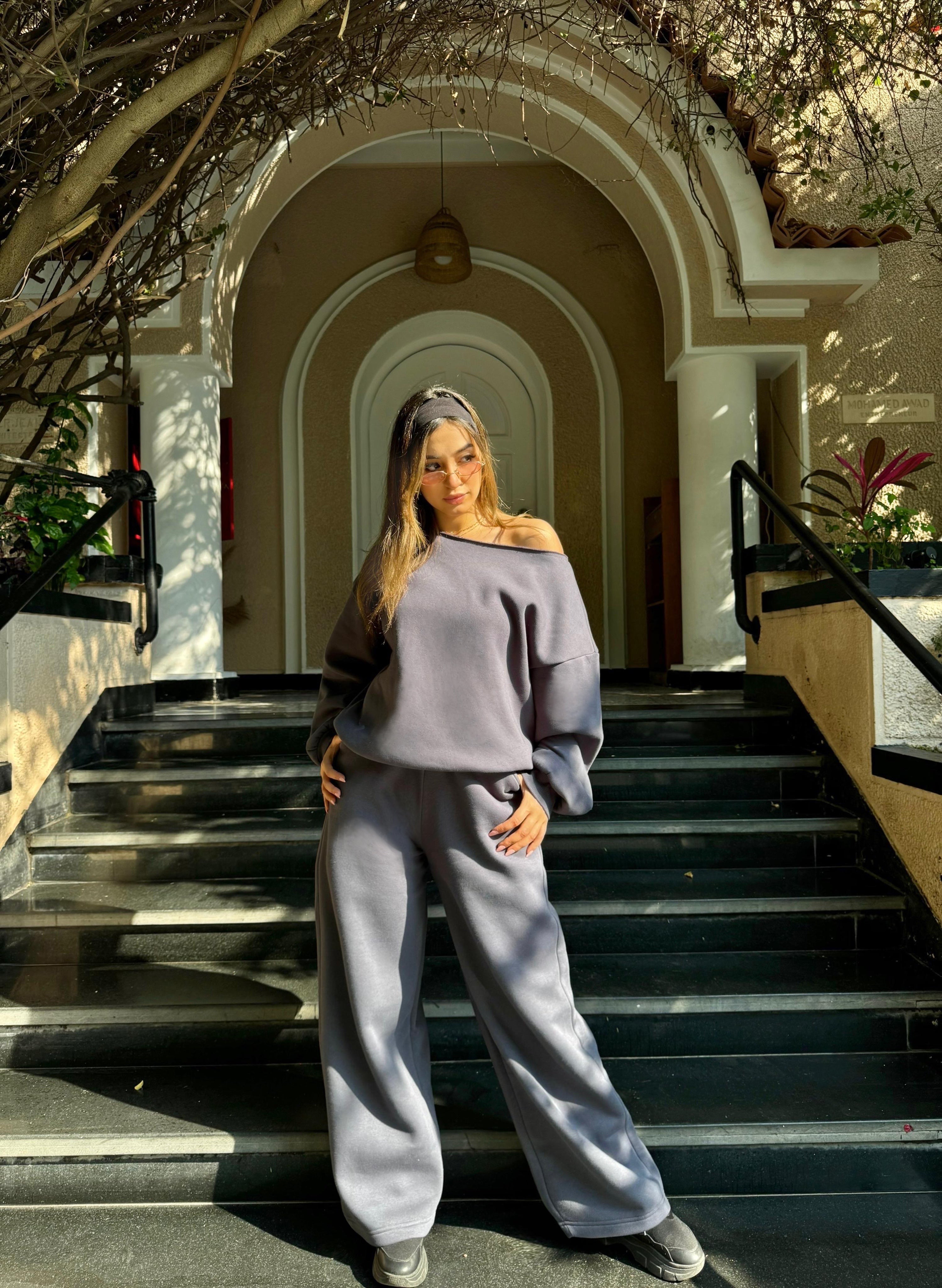 Luxe Duo Hoodie Boat-neck & Scoodie scarf