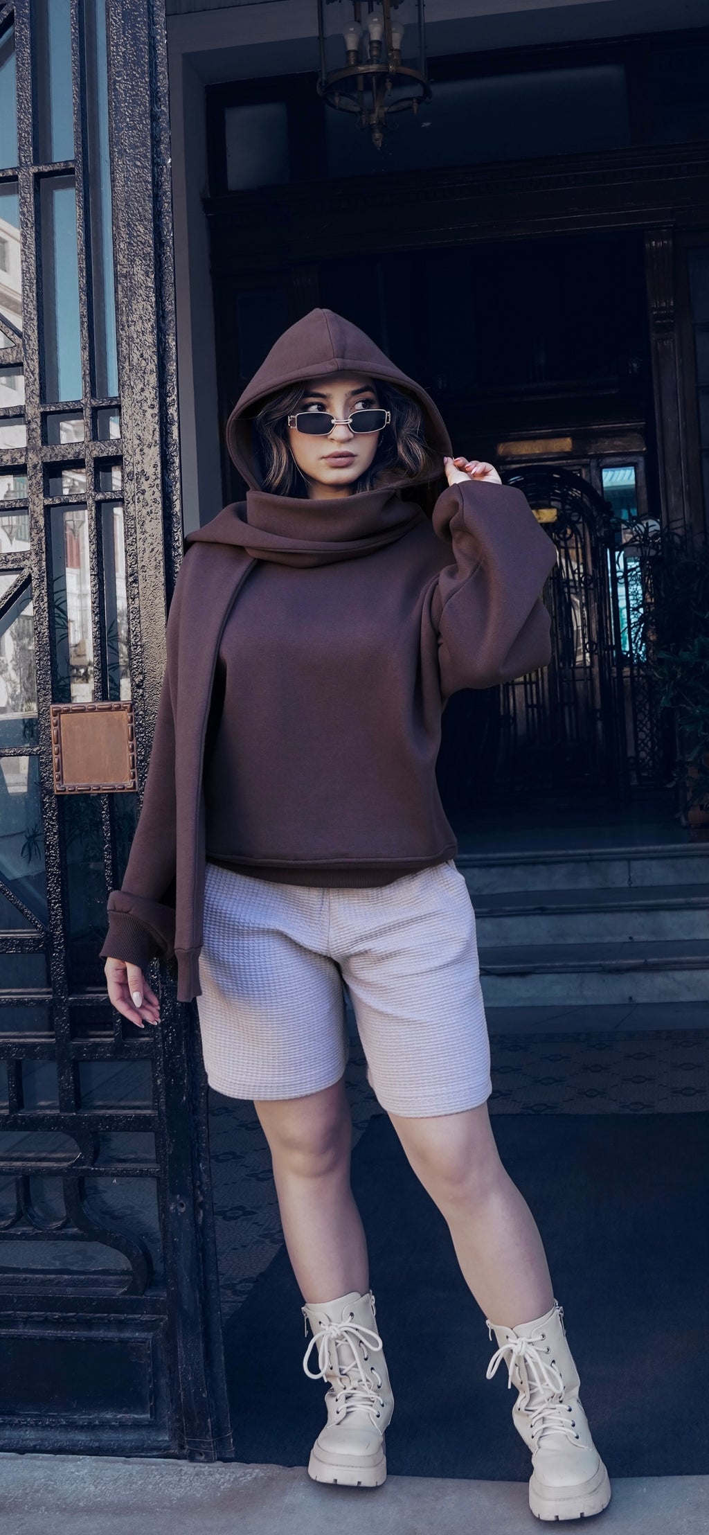 Luxe Duo Hoodie Boat-neck & Scoodie scarf