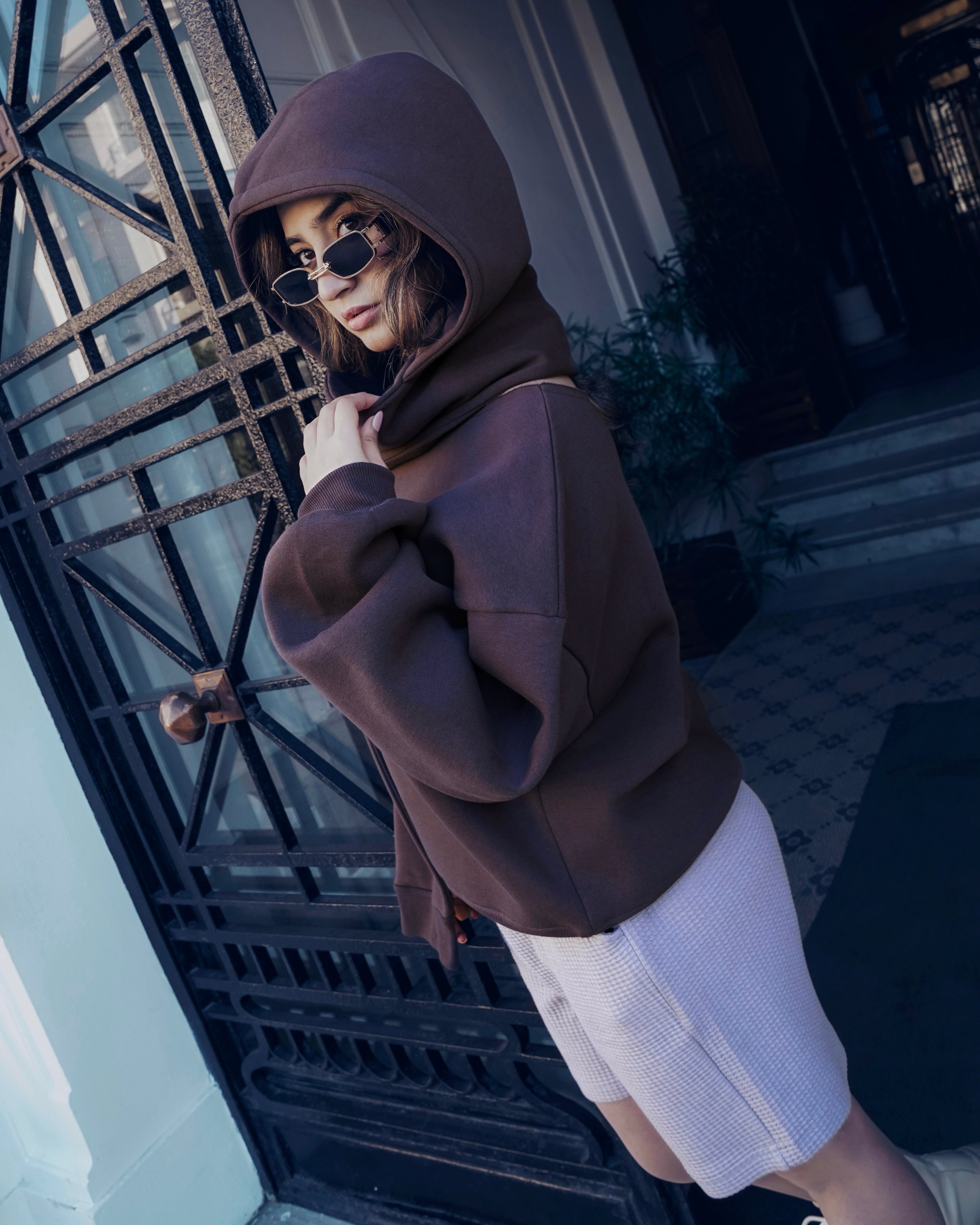 Luxe Duo Hoodie Boat-neck & Scoodie scarf