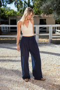 Tailored Stripe - Midnight Navy