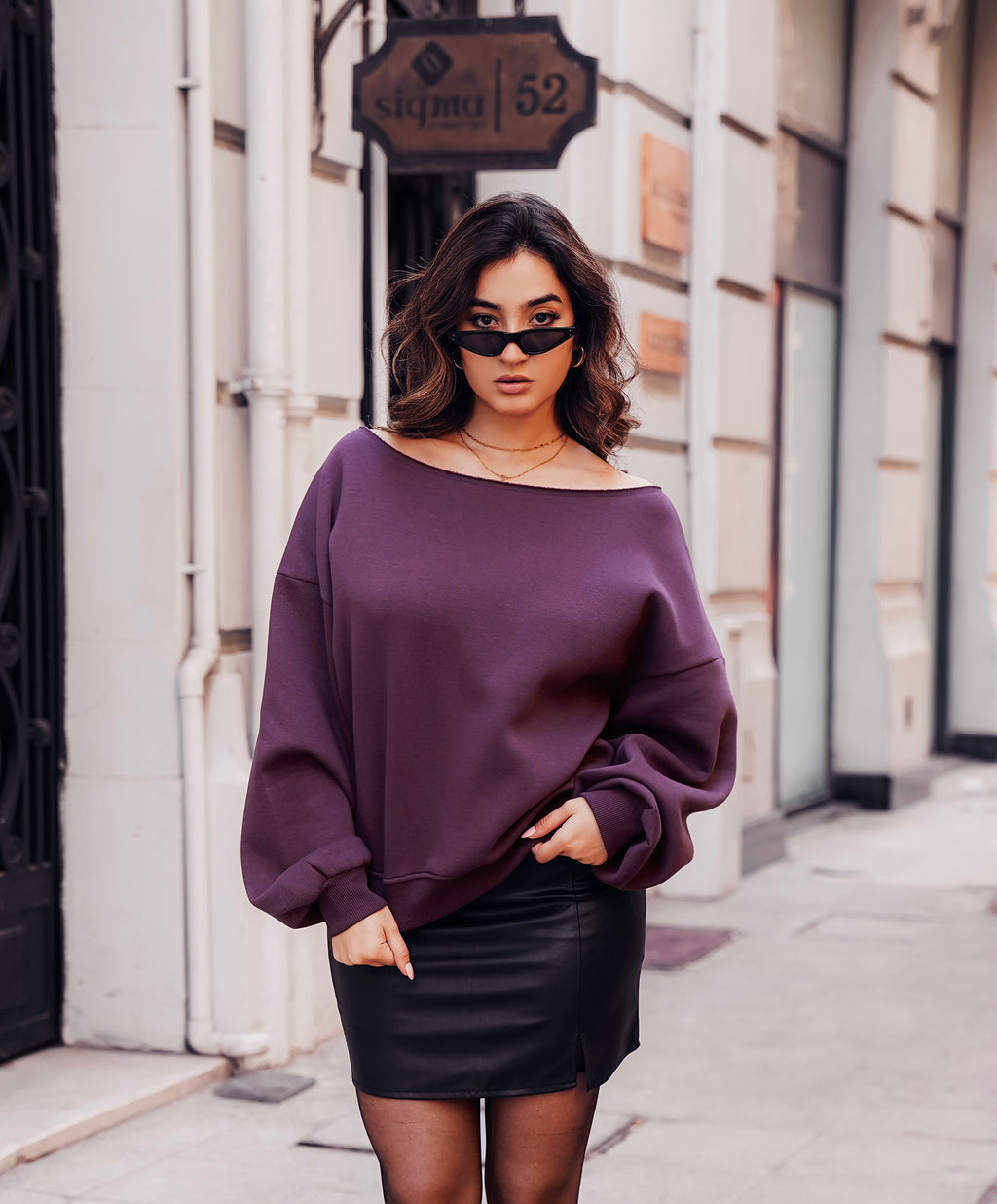 Luxe Duo Hoodie Boat-neck & Scoodie scarf