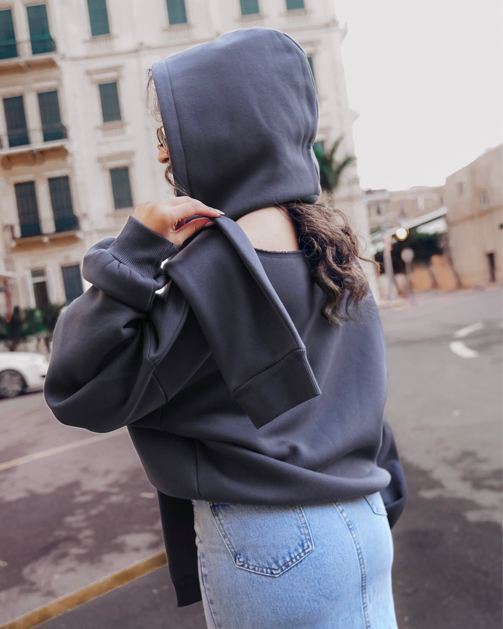 Luxe Duo Hoodie Boat-neck & Scoodie scarf