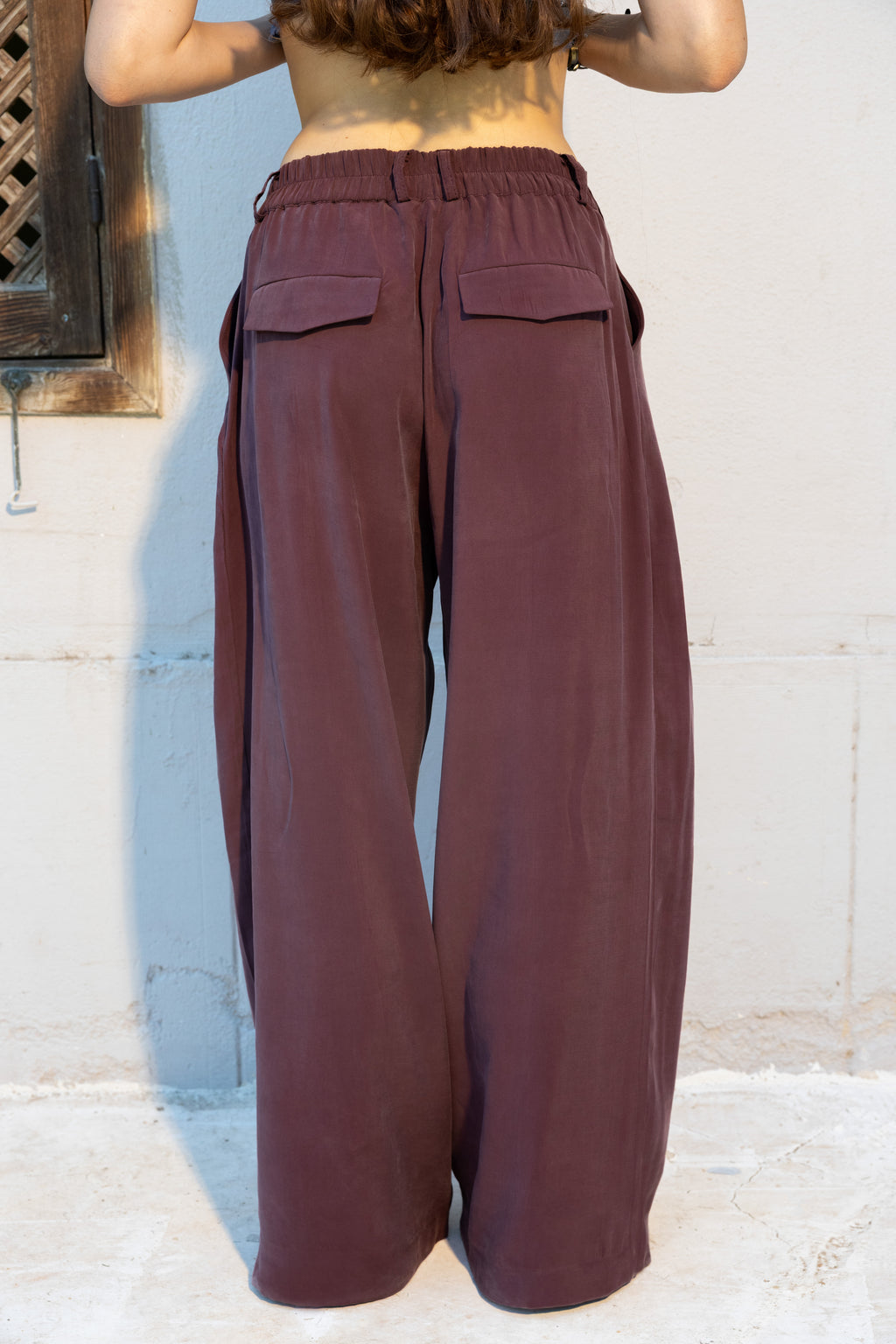 Tailored Tencel - Ruby Wine