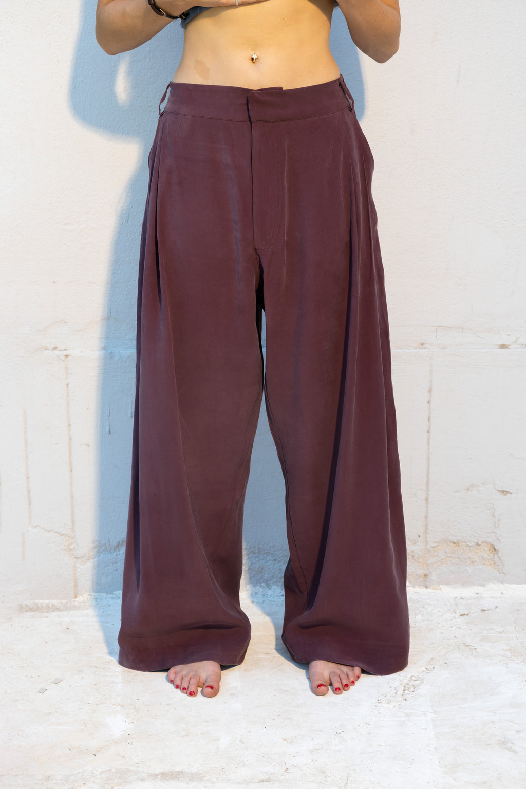 Tailored Tencel - Ruby Wine